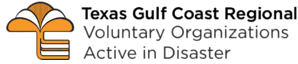Texas Gulf Coast Regional Voluntary Organizations Active in Disaster partner logo supporting Volunteer Houston’s disaster preparedness, response, and recovery volunteer efforts
