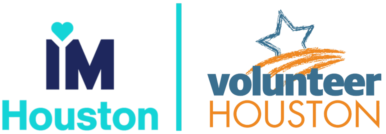 Volunteer Houston and IM Houston logos